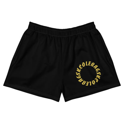 SKCOLEBAG Women’s Athletic Shorts (Gold Edition)