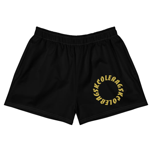SKCOLEBAG Women’s Athletic Shorts (Gold Edition)
