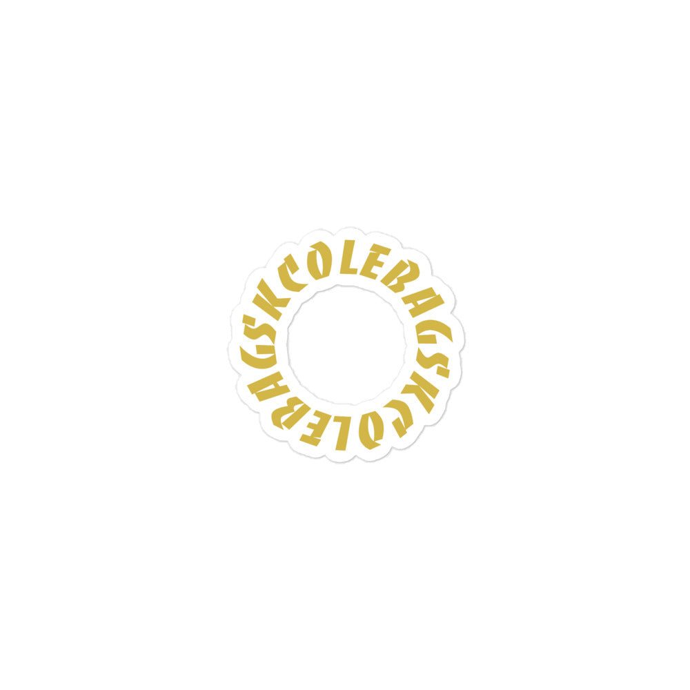 SKCOLEBAG Bubble-free stickers (Gold Edition)