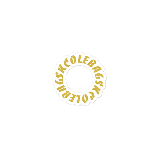 SKCOLEBAG Bubble-free stickers (Gold Edition)