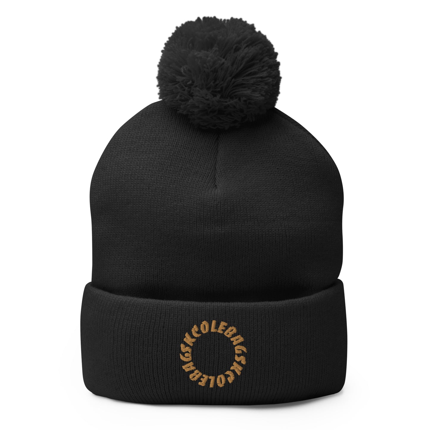 SKCOLEBAG Pom-Pom Beanie (Gold Edition)