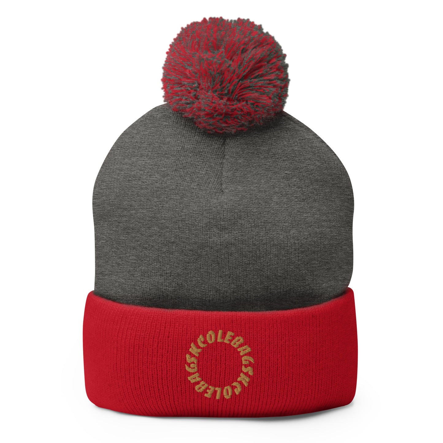 SKCOLEBAG Pom-Pom Beanie (Gold Edition)