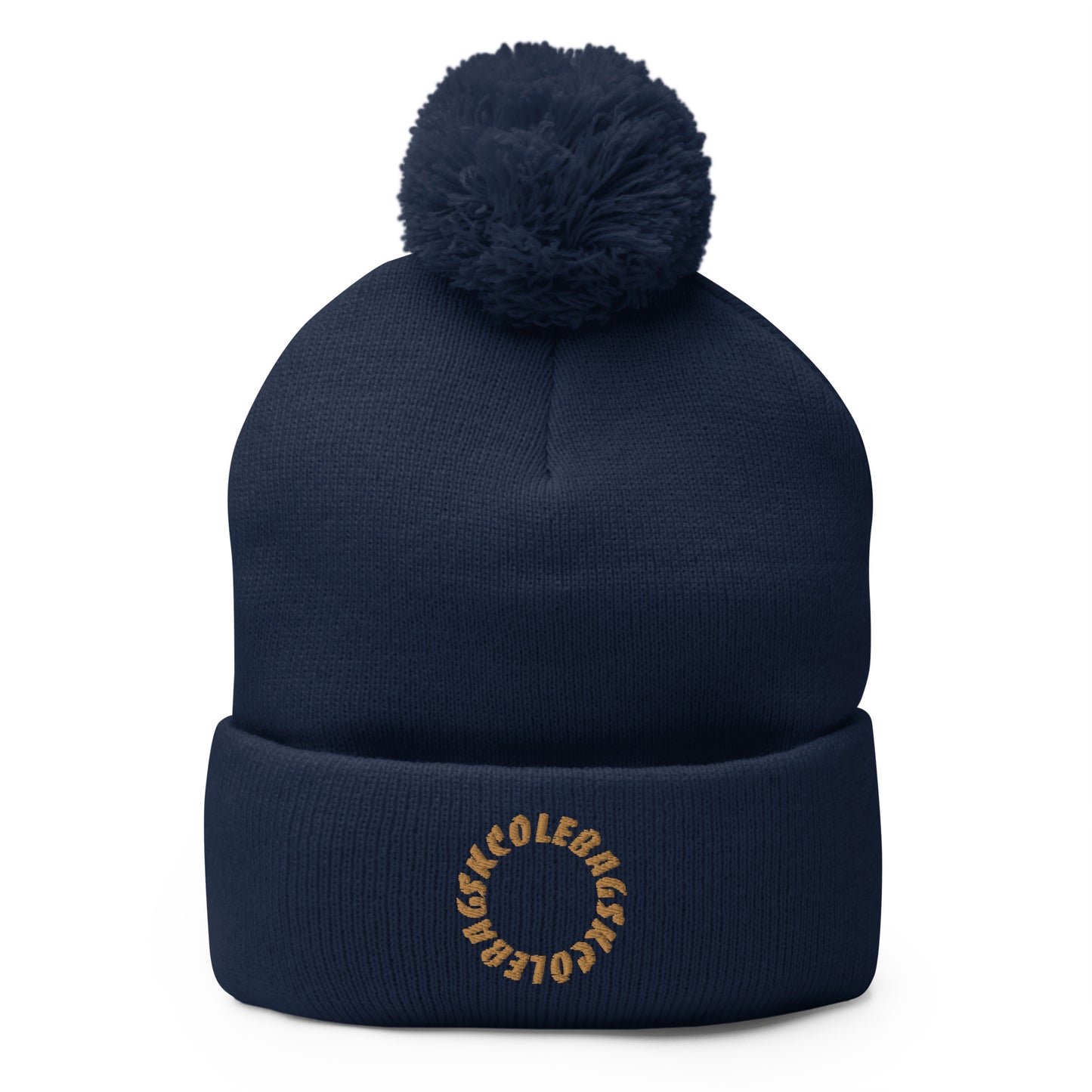 SKCOLEBAG Pom-Pom Beanie (Gold Edition)