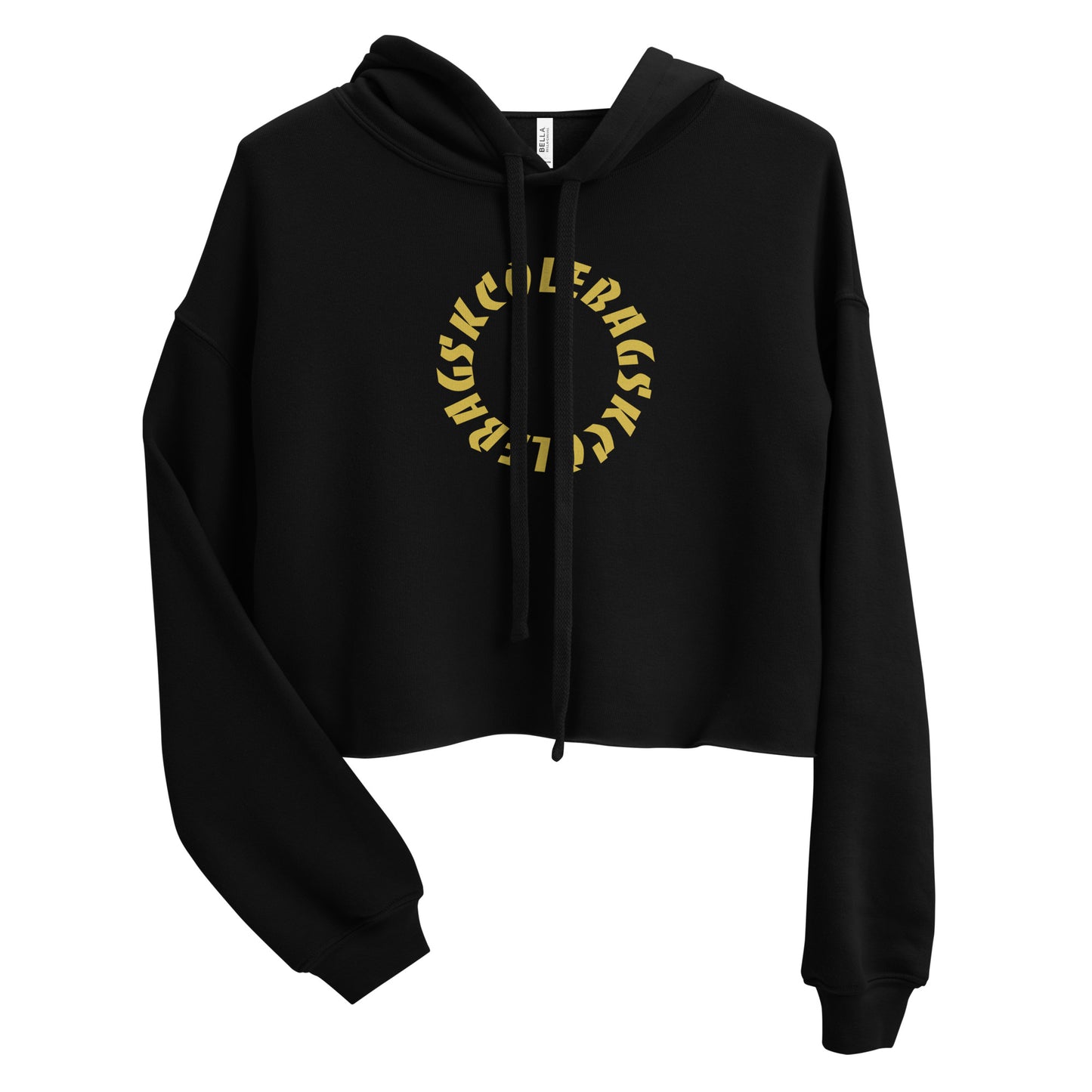 SKCOLEBAG Crop Hoodie (Gold Edition)